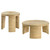 Artina - 2 Piece Rattan Coffee And End Table Set - Natural