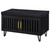 Brixton - 2-Door Padded Entryway Shoe Storage Bench - Black