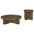 Kinkaid - 2 Piece Solid Wood Coffee And End Table Set - Brown