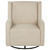 Serra - Boucle Upholstered Swivel Glider Recliner - Sandy Beige