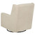 Serra - Boucle Upholstered Swivel Glider Recliner - Sandy Beige
