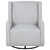 Serra - Boucle Upholstered Swivel Glider Recliner - Dove Gray