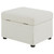 Winter - Upholstered Hydraulic Lift Top Storage Ottoman - Beige