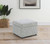 Winter - Upholstered Hydraulic Lift Top Storage Ottoman - Gray