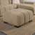 Octavia - Upholstered Rectangular Ottoman - Camel