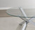Kenzie - Round Tempered Glass Top Cocktail Coffee Table - Chrome