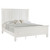 Sandy Beach - Eastern King Wood Panel Bed - Cream White