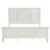 Sandy Beach - California King Panel Bed - Cream White