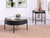 Ozella - 2 Piece Round Coffee And End Table Set - Sandy Black