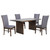 Sherwood - 5 Piece Rectangular Dining Table Set - Brown / Dark Gray