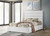 Felicity - Upholstered Full Platform Bed - White