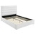 Felicity - Upholstered Eastern King Platform Bed - White