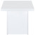 Devar - 3 Piece Square Coffee End Table Set - White High Gloss