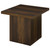 Devar - 3 Piece Square Coffee And End Table Set - Dark Pine