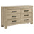 Oakglen - 4 Piece Eastern King Bedroom Set - Weathered Oak
