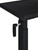 Westpark - Height Adjustable Mobile Bedroom C-Table - Black
