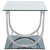Danville - 3 Piece Glass Top Coffee And End Table Set - Chrome