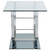 Danville - 3 Piece Glass Top Coffee And End Table Set - Chrome