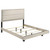 Trenton - Wood Eastern King Panel Bed - Rustic Cream