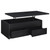 Knapp - 2 Piece Lift Top Coffee Table Set - Black