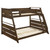 Holden - Wood Veneer Twin Over Full Bunk Bed - Walnut