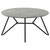 Hadi - 3 Piece Round Smarttop Coffee And End Table Set - Cement