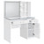 Flora - 2-Drawer Vanity Set With LED Mirror - White High Gloss