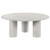 Astoria - 2 Piece Marble Coffee And End Table Set - White