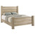 Oakglen - California King Panel Bed - Weathered Oak