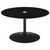 Ganso - 3 Piece Round Glass Top Coffee And End Table Set - Black
