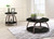 Dacre - 2 Piece Round Coffee And End Table Set - Dark Charcoal