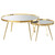Kaelyn - 3 Piece Round Coffee And End Table Set - Gold
