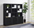 Westpark - 3 Piece Wall Unit Bookcase Set With USB - Black