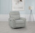 Adler - Upholstered Power Swivel Glider Recliner - Ivory