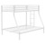 Alevera - Metal Twin Over Full Bunk Bed With Ladder - White