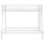 Alevera - Metal Twin Over Full Bunk Bed With Ladder - White