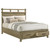 Hazlewood - 59" Queen Panel Storage Bed - Vineyard Oak