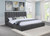 Dreux - Upholstered Queen Panel Platform Bed - Gray