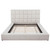 Dreux - Upholstered California King Panel Platform Bed - Cream