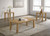 Castlewood - 3 Piece Cocktail Coffee Table Set - Washed Oak