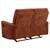 Navarro - Chenille Upholstered Reclining Loveseat - Burnt Orange
