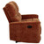 Navarro - Chenille Upholstered Reclining Loveseat - Burnt Orange