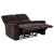Navarro - Chenille Upholstered Reclining Loveseat - Dark Brown