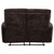 Navarro - Chenille Upholstered Reclining Loveseat - Dark Brown