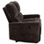 Navarro - Chenille Upholstered Reclining Loveseat - Dark Brown