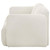 Dorset - Fabric Upholstered Round Track Arm Loveseat - White