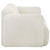 Dorset - Fabric Upholstered Round Track Arm Loveseat - White