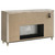 Lorient - 8-Drawer LED Bedroom Flame Box Dresser - Ivory Camel