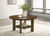 Ottowa - 35" Round Wood Cocktail Coffee Table - Brown