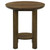 Ottowa - 22" Round Wood Side End Table With Shelf - Brown